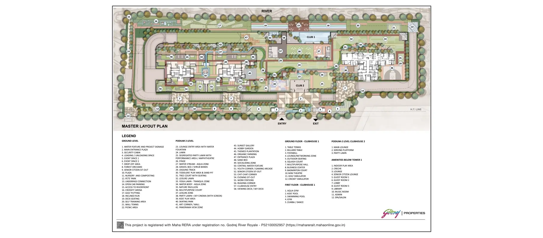 Godrej River Royale Master Plan